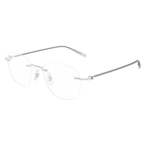 Montura de gafas Montblanc Hombre MB0430O004-SILVER-SILVER-TRANSPARENT51 - MB0430O004-SILVER-SILVER-TRANSPARENT51
